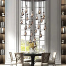 Axyaa Luxe Chandelier: Elegant High-Grade Lighting for Bedroom, Living Room, Restaurant, Bar