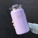 Axyaa Stainless Steel Insulated Tumbler with Handle | Large Capacity Outdoor Water Kettle