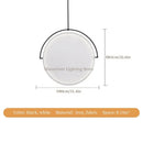 Axyaa Italian Style LED Pendant Light for Modern Shop Bar & Restaurant
