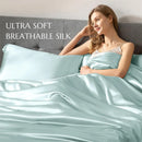 Axyaa Mulberry Silk Duvet Cover, Ultra Soft Quilt, King Size Bedding with Zipper