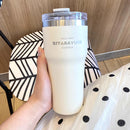 Axyaa Stainless Steel Thermos Bottle with Straw, 700ML Insulation Water Cup