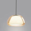 Axyaa Glass Chandelier Modern LED Light for Bedroom Living Room Dining Room