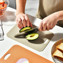 Axyaa Square Chopping Board - Non Slip, Easy Clean Vegetable & Fruit Chopper