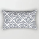 Axyaa Geometric Grey White Square Pillowcase for Home Decor and Living Room
