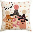 Axyaa Halloween Pumpkin Polka Dot Sofa Pillowcase