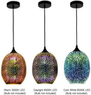 Axyaa 3D Colorful Fireworks Nordic Starry Sky Chandelier with LED Lights