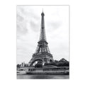 Axyaa Giraffe Eiffel Tower Canvas Art Print Modern Home Decor