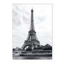 Axyaa Giraffe Eiffel Tower Canvas Art Print Modern Home Decor