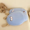 Axyaa Mango Shape Memory Foam Pillow for Kids & Adults, Neck Health Care Support, Cute Design