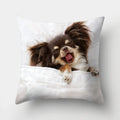 Dog Pattern Cushion Cover for Home Decor by Axyaa