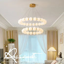 Axyaa LED Bubble Pendant Chandelier for Modern Home Decor