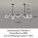 Axyaa Modern LED Ceiling Chandelier for Dining Room Kitchen Bar Lighting