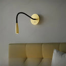 Axyaa LED Wall Lamp Spotlight with Flexible Hose for Bedroom Study and Reading
