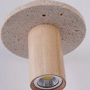 Axyaa Japanese Style Yellow Cave Stone Bedside Chandelier