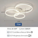 Axyaa Glossy Intelligent Remote Control Dimming Chandelier Ceiling Lights