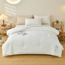 Axyaa Embossed Cotton Silk Quilt: Thick & Fluffy Four-Season Warmth