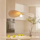 Axyaa Nordic Straw Hat Pendant Light Chandelier - Modern Minimalist Hanging Lamp