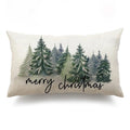 Christmas Snowman Tree Pillowcase - Axyaa Home Decoration Gift Suite