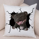 Axyaa Cute Dog Print Pillow Case for Home Decor and Comfort