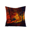 Axyaa Maple Leaf Sunflower Pillowcase for Living Room Bedroom Decor, 45*45cm