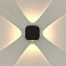 Axyaa LED Wall Lamp: Modern, Waterproof, Indoor/Outdoor, Up Down, Nordic, Aluminum, White/Black.