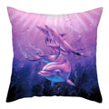 Axyaa Dolphin Pattern Cushion Cover 45x45cm