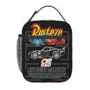 Axyaa Lightning Mcqueen Car Sally Lunch Bag - Portable Thermal Cooler Lunch Box