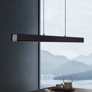 Axyaa Nordic Dining Bar Chandelier, Modern Minimalist Long Strip Hanging Light
