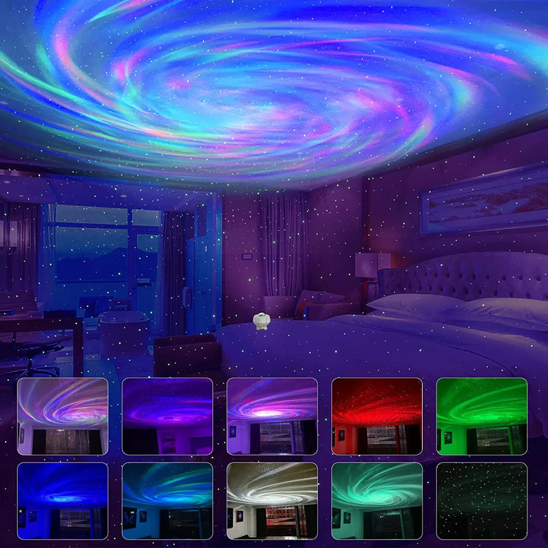 Axyaa Starry Sky Bluetooth Speaker Night Light Projector
