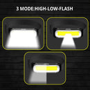 Axya Rechargeable COB LED Headlamp: Adjustable Waterproof Headlight for Camping Hiking