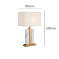 Axyaa Marble Desk Lamp - Modern Minimalist LED Table Lamp for Home Decor