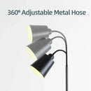 Axyaa Modern Adjustable Goose Neck LED Floor Lamp for Living Room Bedroom
