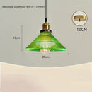 Axyaa Retro Glass Chandelier for Dining Desk, Bar, and Shop Décor