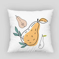 Nordic Fruit Leaf Pillowcase by Axyaa: Modern Abstract Art for Home Living
