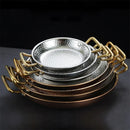 Axya Stainless Steel Crayfish Plate Seafood Rice Pot & Stew Pot for Spanish Recipes