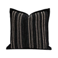 Axyaa Chenille Striped Geometric Cushion Cover Set