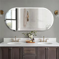 Axyaa Oblong Mirror: Elegant Accent for Living Room, Bathroom, Dining Room & Hallway