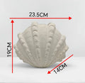 Axyaa Shell Ceramic Vase Desktop Decor Ornament Hydroponic Flower Arrangement