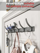 Axyaa Space Aluminum Wall Clothes Hook, Non-Perforated Bathroom & Bedroom Storage