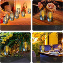Axyaa LED Solar Candles - Flameless Rechargeable Outdoor Night Light