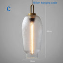 Axyaa Modern Glass Pendant Lamp for Living Room Restaurant Bar Decor