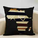 Axyaa Geometric Africa Pattern Sofa Pillow Cover Linen Cushion Case African Decor