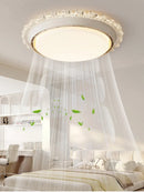 Axyaa Bladeless Fan Light Bedroom Modern Minimalist Ceiling Light