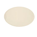Axyaa Oval Leather Placemat 10PCS - Orange Waterproof Dining Table Mat Home Kitchen