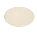 Axyaa Oval Leather Placemat 10PCS - Orange Waterproof Dining Table Mat Home Kitchen