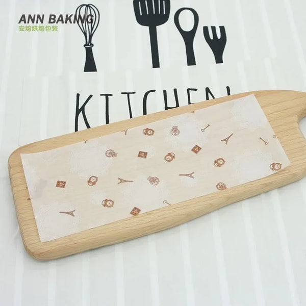 1000pcs Axya Checkered Wax Paper Sheets for Food Wrapping Sandwich Hamburger Candy