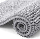 Axyaa Chenille Bathroom Mats - Ultra Soft, Non-slip, Plush Microfiber Rugs