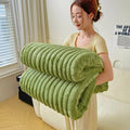 Axyaa Cozy Flannel Fleece Blanket, Luxurious Sofa Bed Cover, Soft & Warm Home Travel Essential