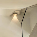 Axyaa Yellow Travertine LED Sconce Modern Minimalist Wall Light for Bedroom Bar Hotel