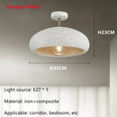 Axyaa LED Ceiling Pendant Light: Elegant Wabi Sabi Chandelier for Home Decor